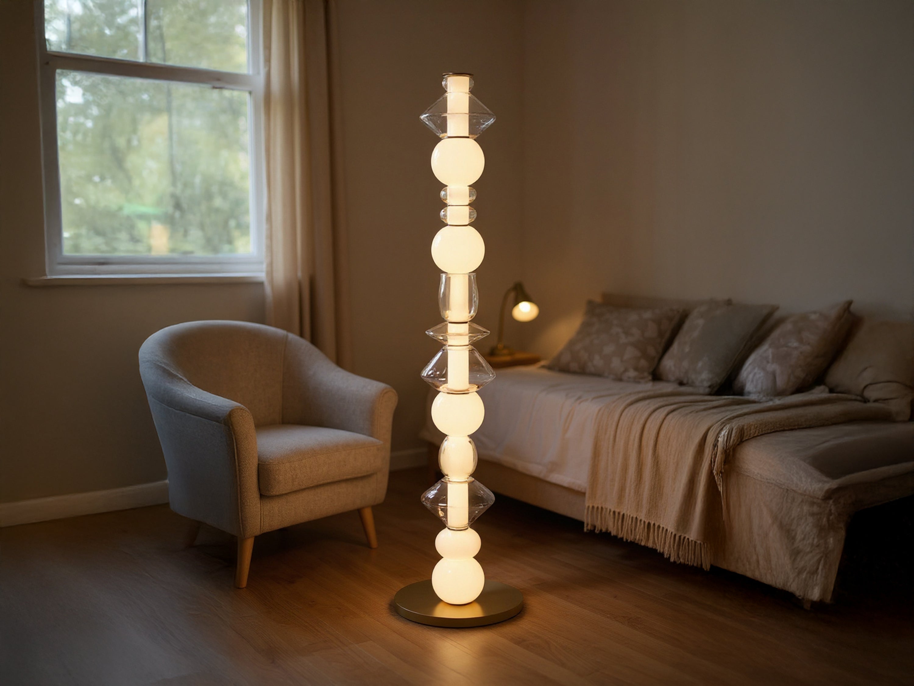 Customized Handmade Glass Floor Lamp